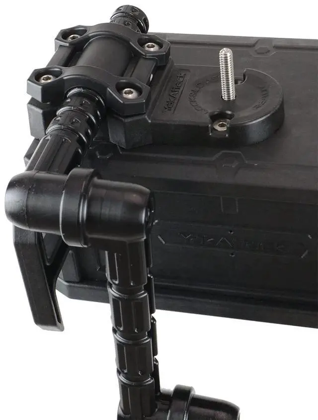 Alt view image 4 of 4 - CellBlok Battery Box & Switchblade Transducer Arm Combo - Color Options | USA Made | Kayak Fish Finder Mounting | Compact & Tool-Free Install | Track Compatible | Universal Kayak Accessory