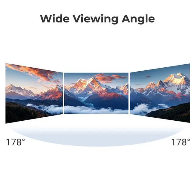 Alt view image 4 of 4 - MH2704 27 Inch Height Adjustable Monitor, 144Hz, 1080P, Tilt, Swivel, Pivot, HDMI, DisplayPort, Speakers, Adaptive Sync