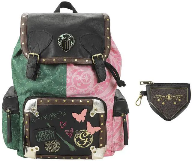 Main image of Wicked Magical Icons Spilt 18" Pink & Green Rucksack