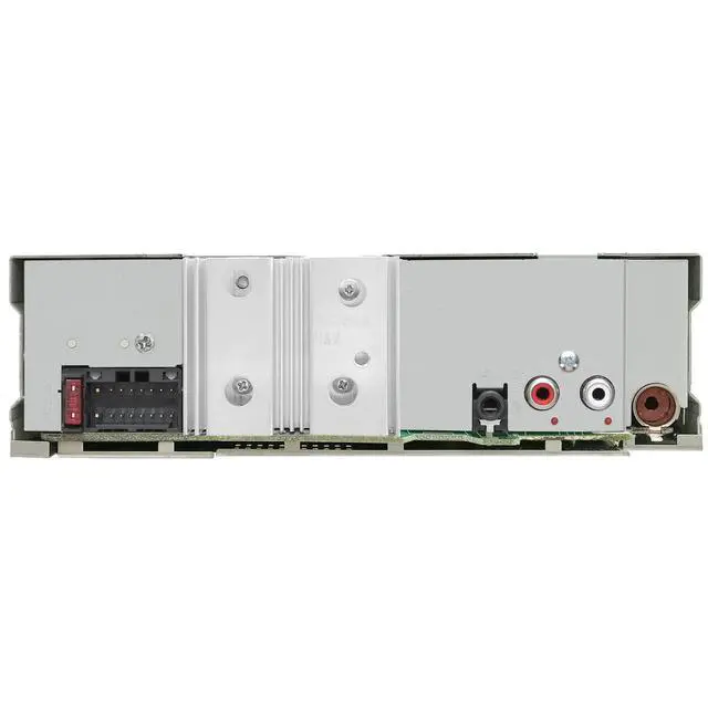 Alt view image 3 of 4 - KDC-BT282U CD Car Stereo - Single Din, Bluetooth Audio, USB MP3, FLAC, Aux in, AM FM Radio, Detachable face with White 13-Digit LCD Display and Blue Button Illumination