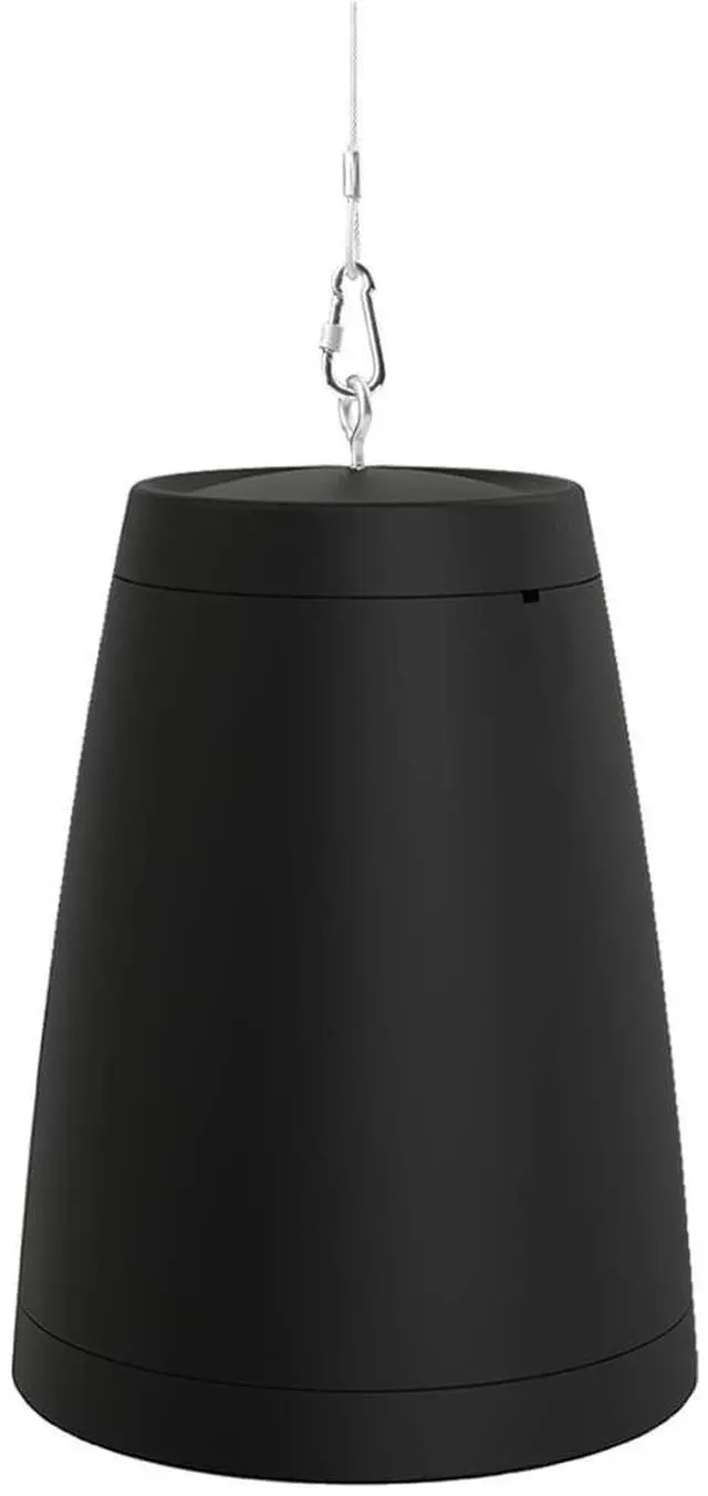 Main image of Nero ARC 8 Professional Hanging Pendant Speaker 200W, 8" Graphite Cone / 1 Silk Dome Tweeter, for Home or Commercial Applications, Safety Cable Suspension, Hardware Included (Black)