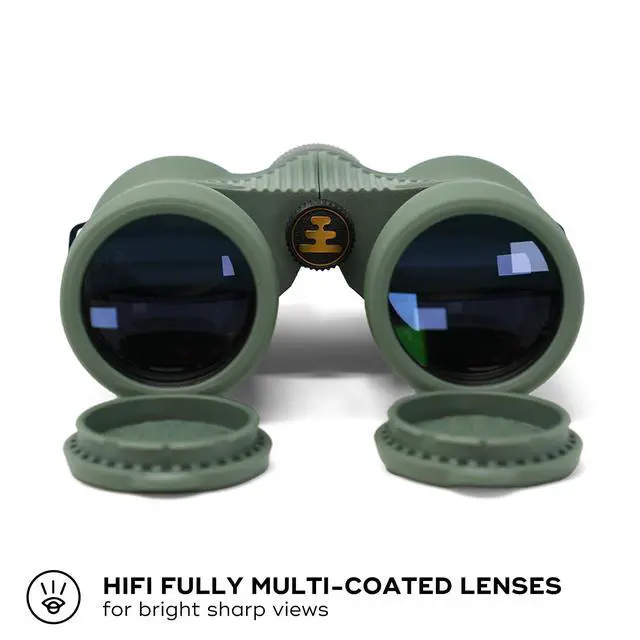 Alt view image 3 of 4 - Field Issue Compact 10x42 Waterproof Binoculars, Shockproof, Fogproof,10X Magnification, Bak4 Prism, Multi-Coated Lens, Adults & Kids, Hunting, Bird Watching, Hiking & Wildlife Viewing