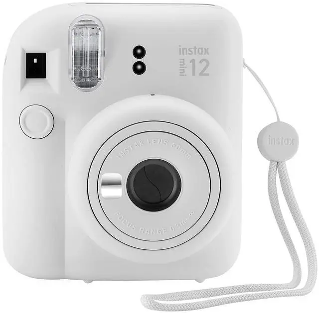 Alt view image 2 of 4 - Instax Mini 12 Instant Camera with Case, Decoration Stickers, Frames, Photo Album and More Accessory kit (Clay White)