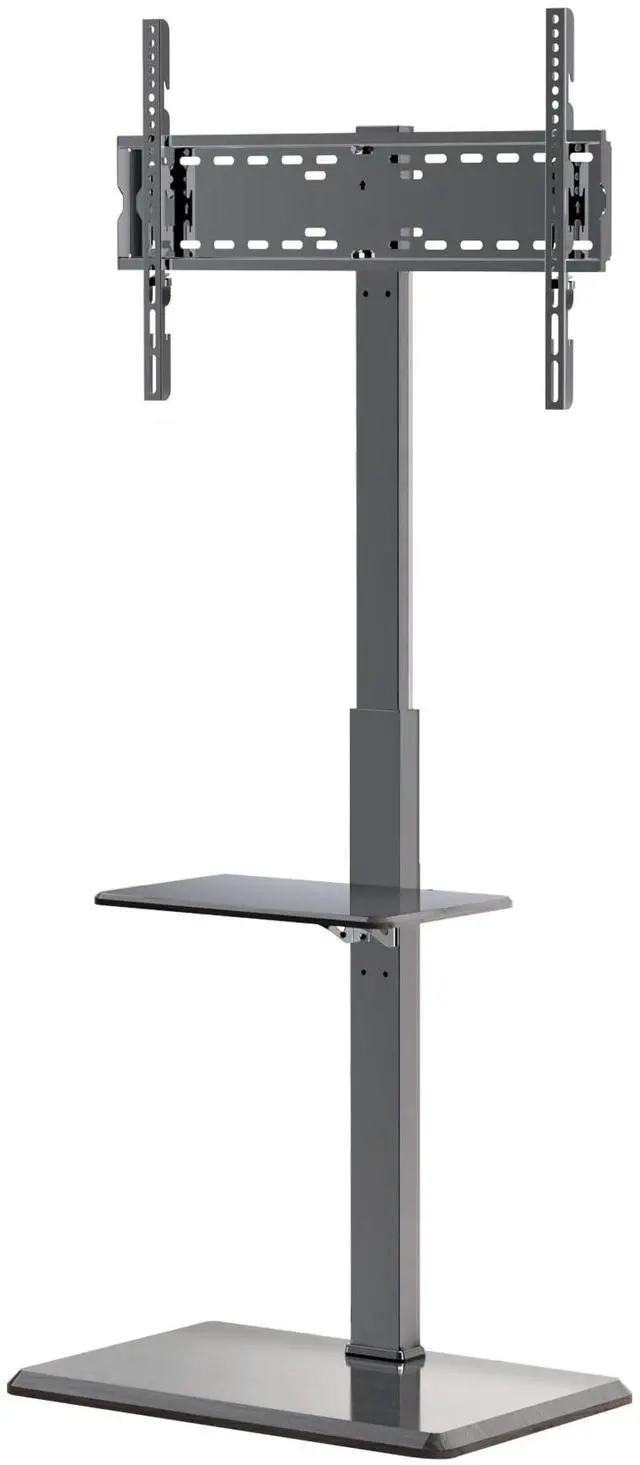Main image of Universal Floor TV Stand,TV Floor Mount Stand with Removable Shelf for 32-75 inch TV up to 110 lbs, Swivel and Height Adjustable Tall TV Stand for Bedroom,Office(TCP01-2-M-A02)