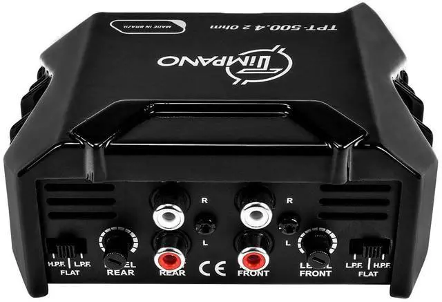 Alt view image 4 of 6 - Audio TPT-500.4 2 Ohm 400 Watt 4 Channel Car Audio Amplifier