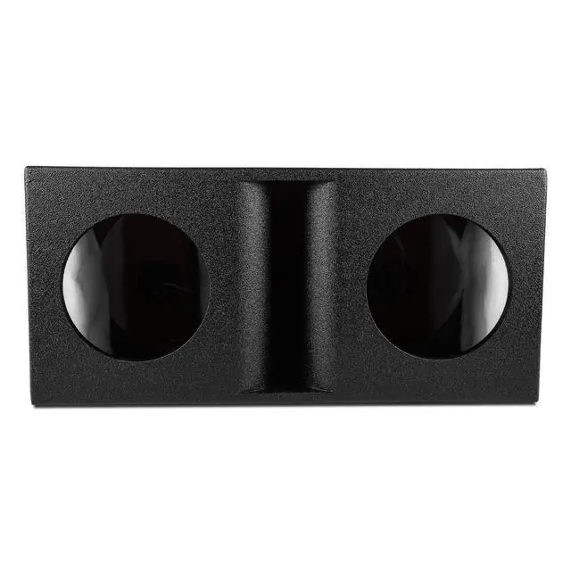 Alt view image 3 of 4 - AR2X8V Dual 8" Universal Fit Armor Coated Ported Subwoofer Box with Kerf Port