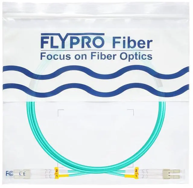 Alt view image 6 of 6 - LC to LC Fiber Patch Cable OM3 3M/10ft, Length Options: 0.2m-200m, 10GB/40GB Multimode Duplex 50/125um Fiber Optic Cable Cord LSZH-3Meter(10ft), 20pack