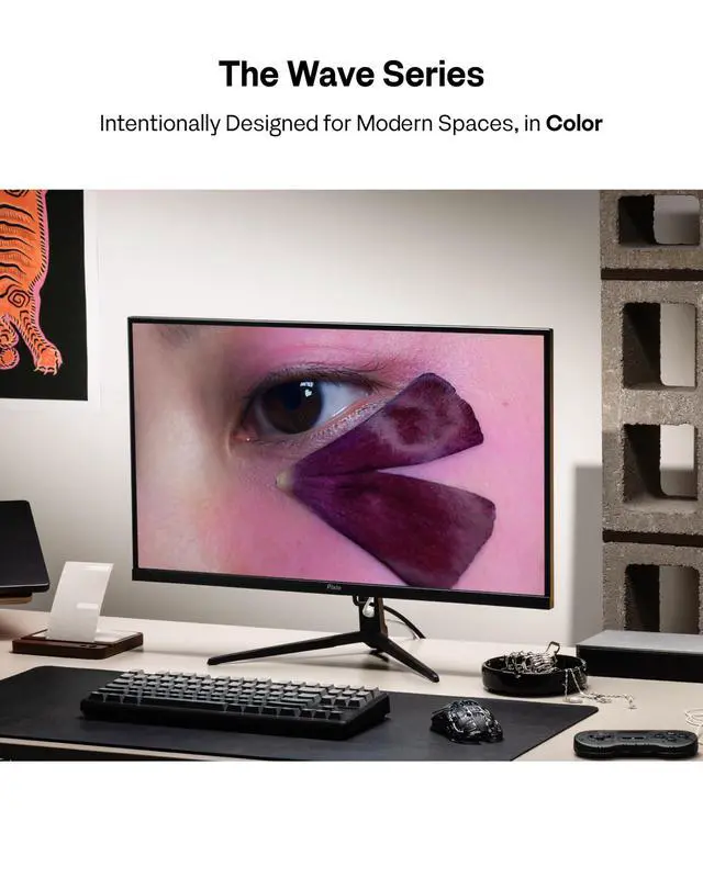 Alt view image 2 of 6 - PX246 Wave 24 inch 120Hz Refresh Rate FHD 1080p Resolution IPS Panel 4ms GTG Response Time Gaming Monitor with Adaptive Sync
