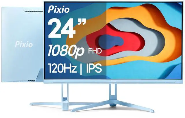 Main image of PX246 Wave Blue 24 inch 120Hz Refresh Rate FHD 1080p Resolution IPS Panel 4ms GTG Response Time Gaming Monitor with Adaptive Sync