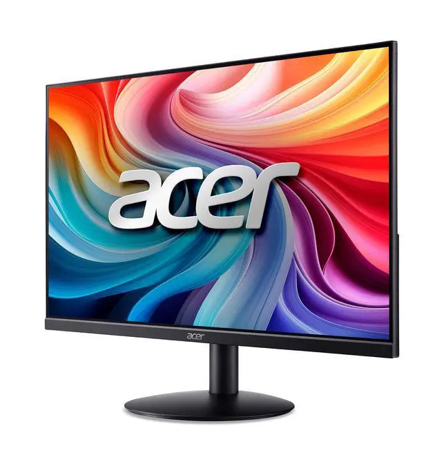 Alt view image 6 of 6 - 23.8" Professional Home Office Monitor | Full HD (1920 x 1080) | Ultra-Thin | Zero-Frame | Up to 100Hz Refresh | 4ms (G to G) | Tilt | HDMI & VGA Ports | SB242Y H1bi