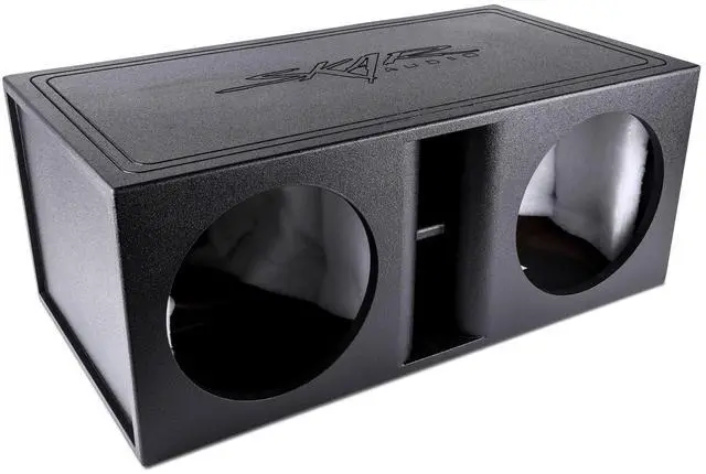 Main image of AR2X12V Dual 12" Universal Fit Armor Coated Ported Subwoofer Box with Kerf Port