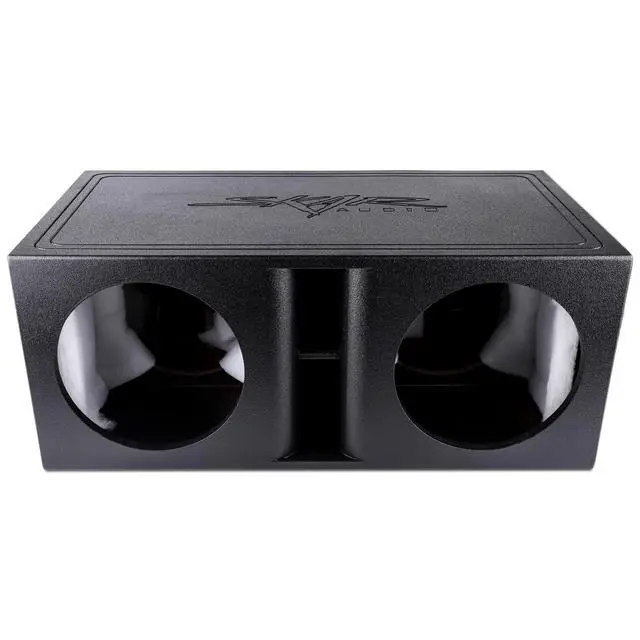 Alt view image 2 of 6 - AR2X12V Dual 12" Universal Fit Armor Coated Ported Subwoofer Box with Kerf Port