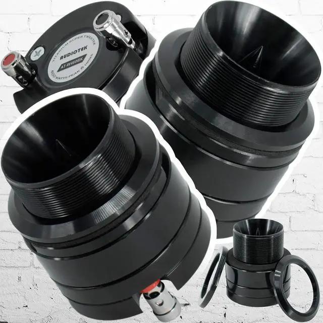 Main image of 2x ATW460BK 1" 600W Car Audio Heavy Duty Titanium Super Tweeter (PAIR)