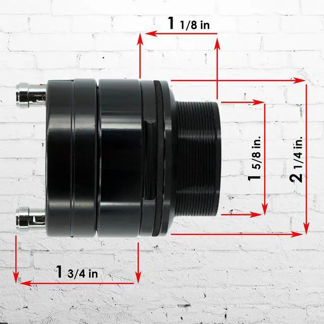 Alt view image 6 of 6 - 2x ATW460BK 1" 600W Car Audio Heavy Duty Titanium Super Tweeter (PAIR)