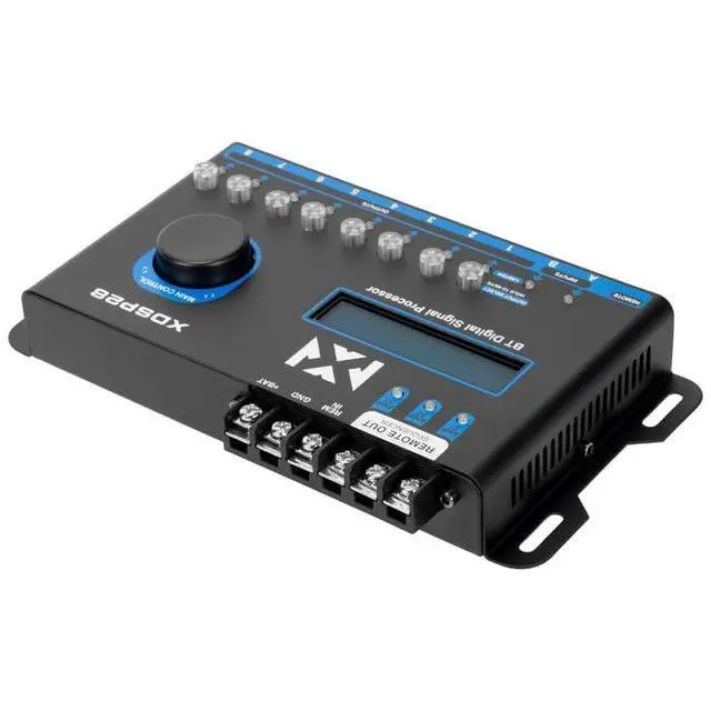 Alt view image 5 of 6 - XDSP28 8-Channel X-Series 15 Band Parametric EQ Digital Signal Processor (DSP) with LCD Display, Built-in Bluetooth and Remote Level Controller