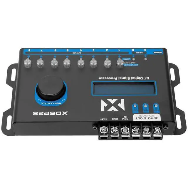 Alt view image 6 of 6 - XDSP28 8-Channel X-Series 15 Band Parametric EQ Digital Signal Processor (DSP) with LCD Display, Built-in Bluetooth and Remote Level Controller