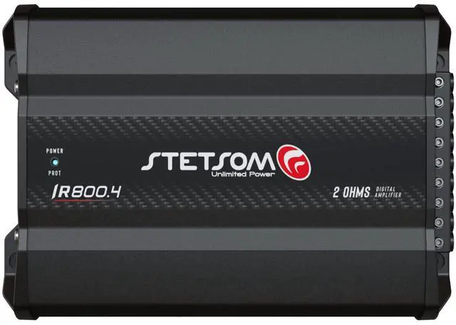 Main image of IR 800.4 Compact 2 Ohms Digital Multi Channel Amplifier 800 Watts RMS 4 Channels 2 Stable Full Range HD Sound Quality Car Stereo MD Crossover HPF LPF Bass Boost Front Rear Bridge Speakers
