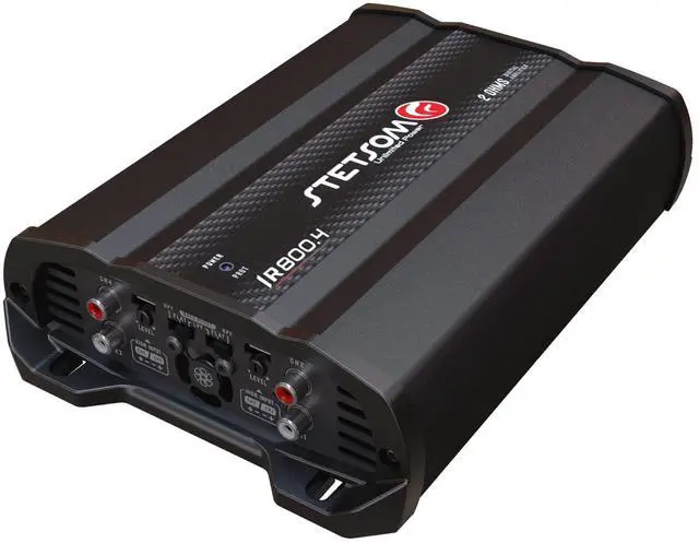 Alt view image 4 of 6 - IR 800.4 Compact 2 Ohms Digital Multi Channel Amplifier 800 Watts RMS 4 Channels 2 Stable Full Range HD Sound Quality Car Stereo MD Crossover HPF LPF Bass Boost Front Rear Bridge Speakers