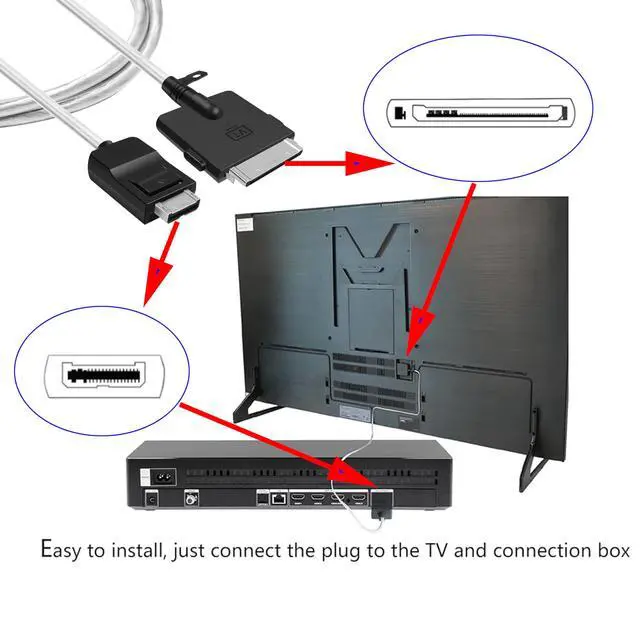 Alt view image 2 of 6 - One Invisible Connection Cable BN39-02688A for TV Neo QLED 8K Smart TV Model QN95A, QN700A, QN800A, QN900A, 8FT (2.5M), Silver, NOT fit TV Frame TV