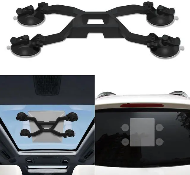 Main image of Starlink Mini Mount/mini X for Car, Suction Cup Mount 360° Adjustable - Compatible with Starlink Mini Roof/Windshield/Sunroof - Secure Stable Satellite Signal for RV, Boat, SUV, Van Road Trips (Black)