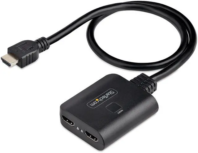 Main image of 2-Port HDMI Splitter, 4K 60Hz HDMI 2.0 Video, 4K HDMI Splitter 1 In 2 Out, 1x2 HDMI Display/Output Splitter, HDR/HDCP