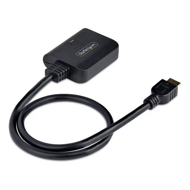 Alt view image 2 of 6 - 2-Port HDMI Splitter, 4K 60Hz HDMI 2.0 Video, 4K HDMI Splitter 1 In 2 Out, 1x2 HDMI Display/Output Splitter, HDR/HDCP