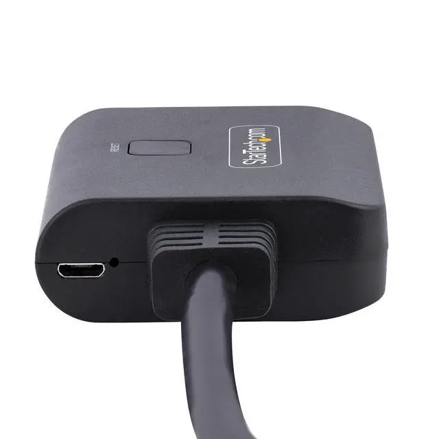 Alt view image 6 of 6 - 2-Port HDMI Splitter, 4K 60Hz HDMI 2.0 Video, 4K HDMI Splitter 1 In 2 Out, 1x2 HDMI Display/Output Splitter, HDR/HDCP