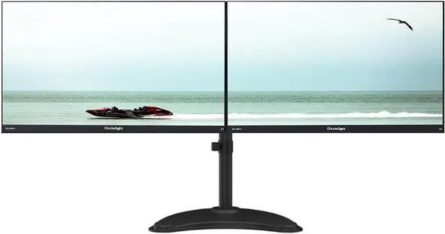 Main image of Doublesight Displays 2 Full HD 24 Monitors Dual Monitor Stand (1920 x 1080), 75Hz