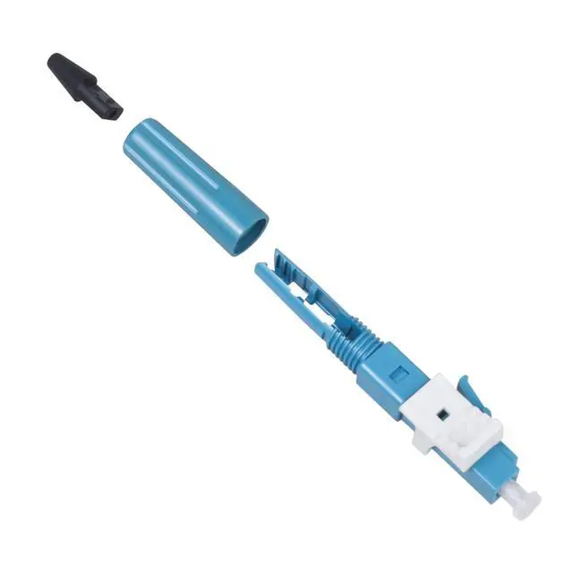 Alt view image 3 of 6 - 30 Pack LC UPC Singlemode Fiber Optic Cable Quick Connector Fast Connection Adapter for 0.9/2.0/3.0/2.0 * 1.6/2.0 * 3.0mm Fiber Cable