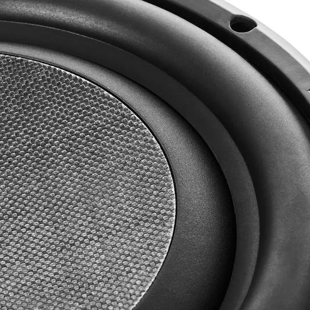 Alt view image 6 of 6 - SMW12D4 800W Peak (400W RMS) S-Series Shallow-Mount 12" Dual 4-Ohm Subwoofer