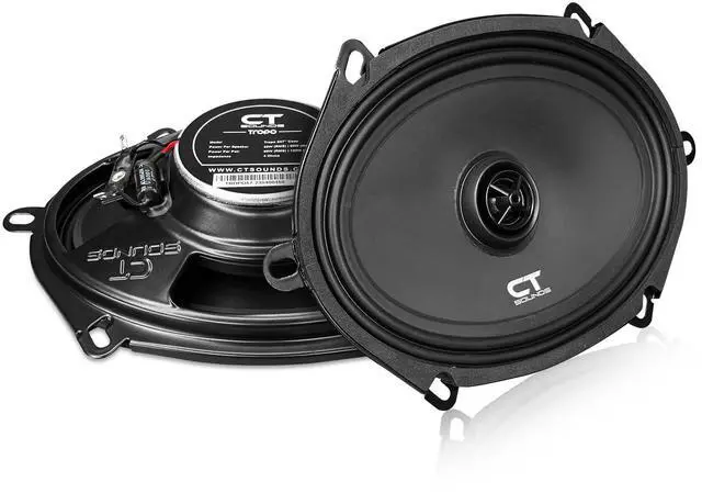 Main image of Tropo 5x7 120 Watt Shallow-Mount Coaxial Car Speakers - Pair