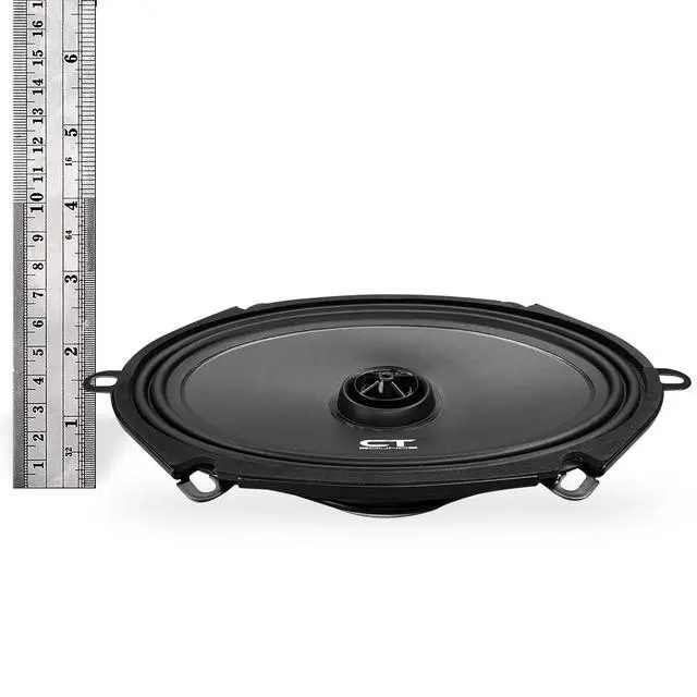 Alt view image 2 of 6 - Tropo 5x7 120 Watt Shallow-Mount Coaxial Car Speakers - Pair