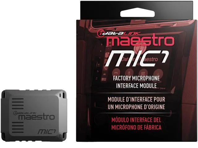 Main image of Maestro ADS-MIC1 Factory Microphone Retention Module for Aftermarket Radios Works Standalone or with MRR, MRR2, MSR Interfaces & -Compatible Head Units (Sold Separately)