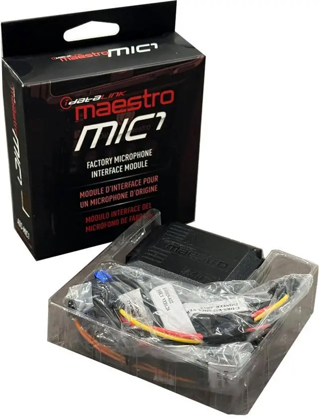 Alt view image 3 of 6 - Maestro ADS-MIC1 Factory Microphone Retention Module for Aftermarket Radios Works Standalone or with MRR, MRR2, MSR Interfaces & -Compatible Head Units (Sold Separately)