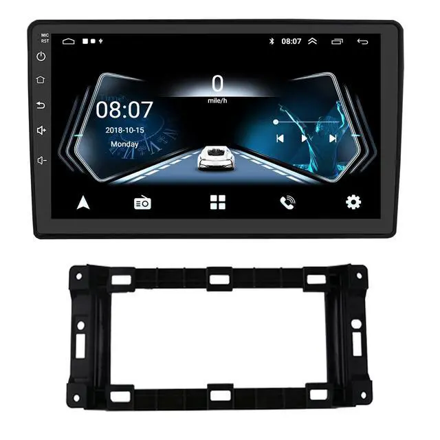Alt view image 3 of 6 - QLED 8 Core Radio for Dodge RAM 1500/2500/3500 2006 2007 2008 Upgrade Touch Screen Stereo Carplay Android Auto Ready Free Camera