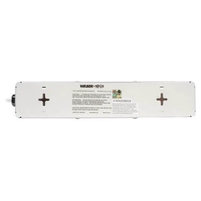 Alt view image 6 of 6 - Hospital-Grade Surge Protector Medical Power Strip, 6 Outlets, Right-Angle NEMA 5-15PHG Plug, 6 Foot / 1.8M Cord, 1050 Joule Protection, (SPS606HGRA)