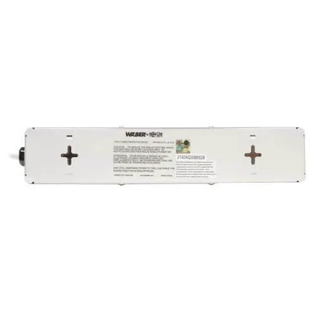 Alt view image 5 of 6 - Hospital-Grade Surge Protector Medical Power Strip, 6 Outlets, Right-Angle NEMA 5-15PHG Plug, 10 Foot / 3M Cord, 1050 Joule Protection, (SPS610HGRA)
