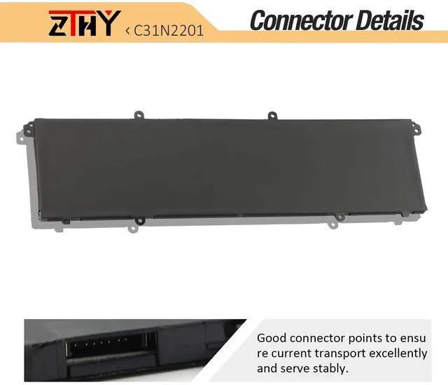 Alt view image 4 of 6 - C31N2201 Laptop Battery Replacement for ASUS Vivobook 15 X1504VA X1504ZA F1504ZA Go 15 E1504FA E1504GA 14 OLED X1405VA 16 M1605YA X1605EA 14X X1403VA 15X M3504YA 16X M3604YA K3604VA TN3604YA 42Wh