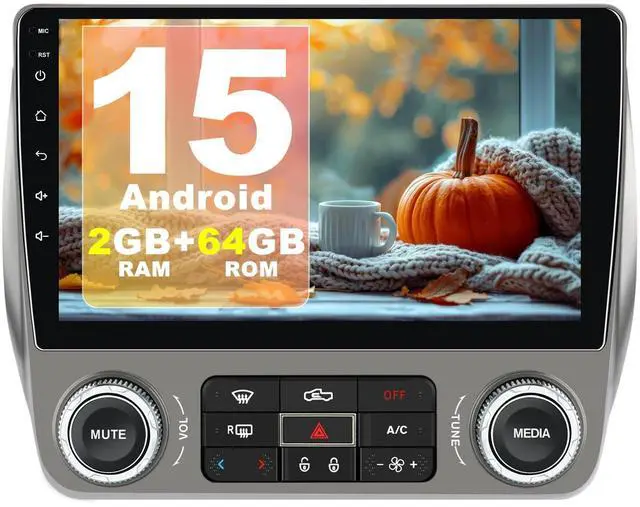 Main image of Car Radio for Chevrolet Camaro 2010-2015 Android 15 with 9 inch Touchscreen 2GB+64GB Carplay, Android Auto, Online Navigation, SWC, WiFi, Bluetooth, FM/AM/Radio,DSP