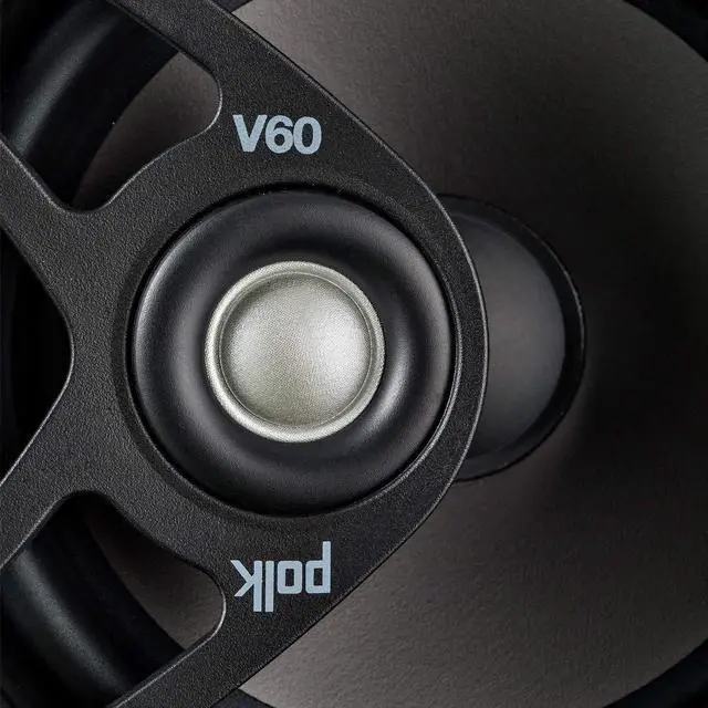 Alt view image 5 of 5 - V60 in-Ceiling Speaker (Single), 6.5 Inch Speaker Ideal for All Rooms, Including Damp and Humid Bathroom, Kitchen or Utility Areas, Easy Installation, (Black, Paintable Grille)
