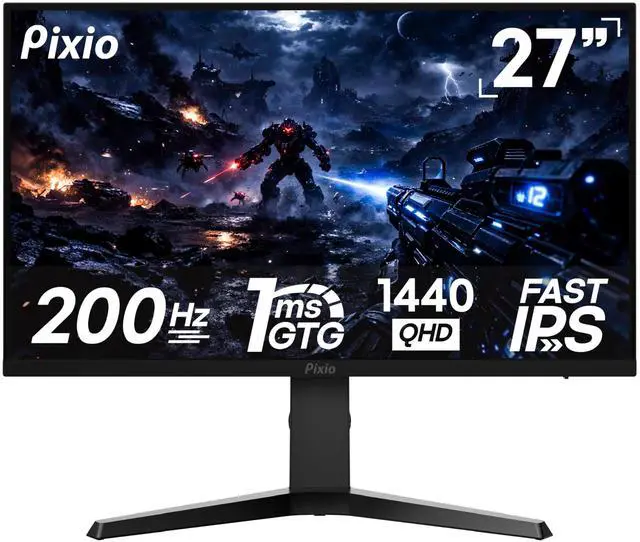 Main image of PX277 Prime Neo V2 27 inch 200Hz Refresh Rate QHD 1440p Resolution Fast IPS Panel 1ms GTG Response Time Gaming Monitor with Adaptive Sync and Fully Adjustable Stand