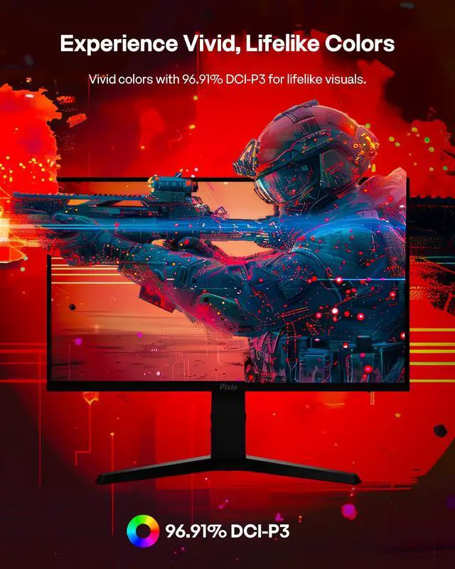 Alt view image 4 of 6 - PX277 Prime Neo V2 27 inch 200Hz Refresh Rate QHD 1440p Resolution Fast IPS Panel 1ms GTG Response Time Gaming Monitor with Adaptive Sync and Fully Adjustable Stand
