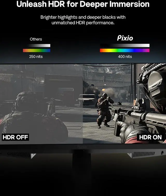 Alt view image 5 of 6 - PX277 Prime Neo V2 27 inch 200Hz Refresh Rate QHD 1440p Resolution Fast IPS Panel 1ms GTG Response Time Gaming Monitor with Adaptive Sync and Fully Adjustable Stand