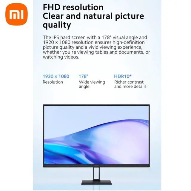 Alt view image 2 of 4 - A27i 27 inch Monitor, 100Hz high Refresh Rate, IPS Hard Screen, 7.5mm Ultra-Slim Body, 1080p FHD Resolution, <2 Factory Color Calibration for Each Screen, DP 1.4 Supported and Easy mounting