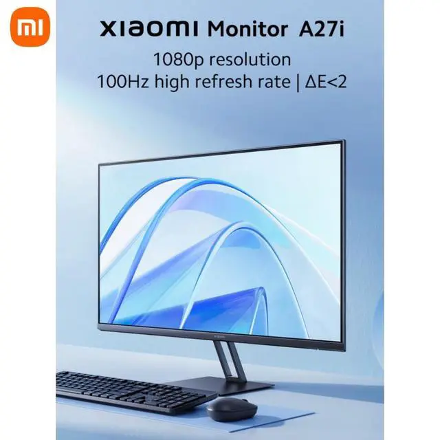 Alt view image 4 of 4 - A27i 27 inch Monitor, 100Hz high Refresh Rate, IPS Hard Screen, 7.5mm Ultra-Slim Body, 1080p FHD Resolution, <2 Factory Color Calibration for Each Screen, DP 1.4 Supported and Easy mounting