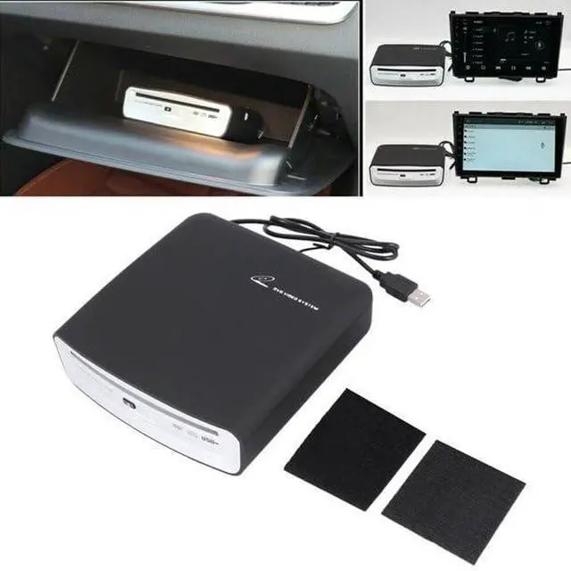 Alt view image 5 of 6 - Car External Universal CD Player USB External Car Slot-Load CD Player Compatible with Android Navigation (Android Version 4.4 and Above)/PC/TV-Plug and Play