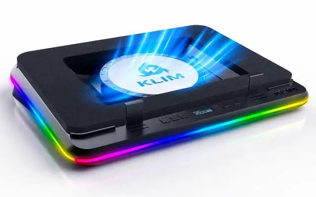Main image of Turbofrost MAX - RGB Laptop Cooling Pad, Gaming Laptop Cooler with Powerful Turbofan XL, Fast Cooling Laptop, 15.6-17in, Smart Inlay System for Optimal Airflow, Adjustable Speed, LCD Screen