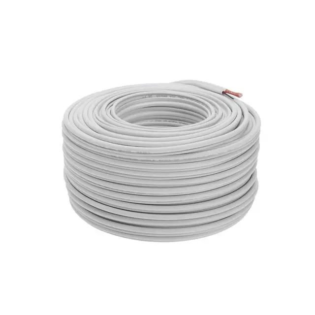 Alt view image 6 of 6 - 500ft RG59/U Siamese CCTV Cable 20AWG Coaxial + 18/2 Power Conductors, 95% Shielded Bulk Cable for Analog Security Camera Installations, White