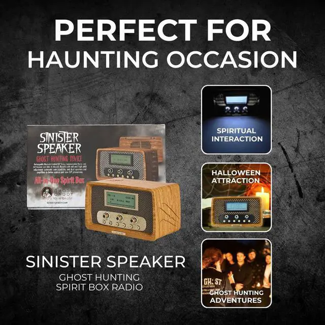 Alt view image 3 of 6 - Sinister Speaker V1 Retro Spirit Box EVP Ghost Hunting Device