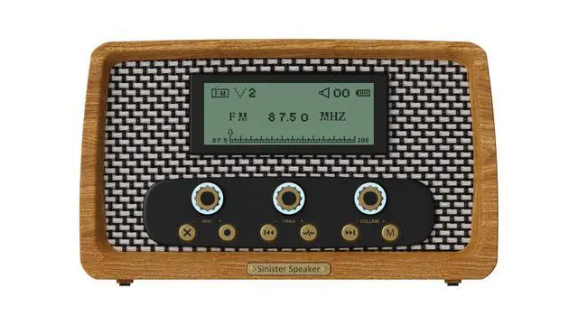 Alt view image 5 of 6 - Sinister Speaker V1 Retro Spirit Box EVP Ghost Hunting Device